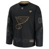 St. Louis Blues Hockeydrakt Custom Fanatics Military Appreciation Practice 2024-25 Svart - Herre